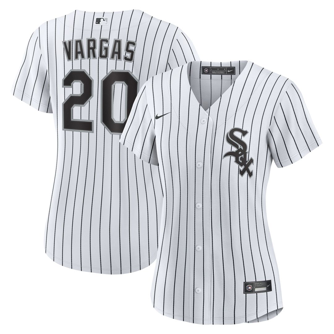 Miguel Vargas Chicago White Sox Nike Women's Home Replica Jersey - White Official MLB Team Apparel Baseball Fan Gear