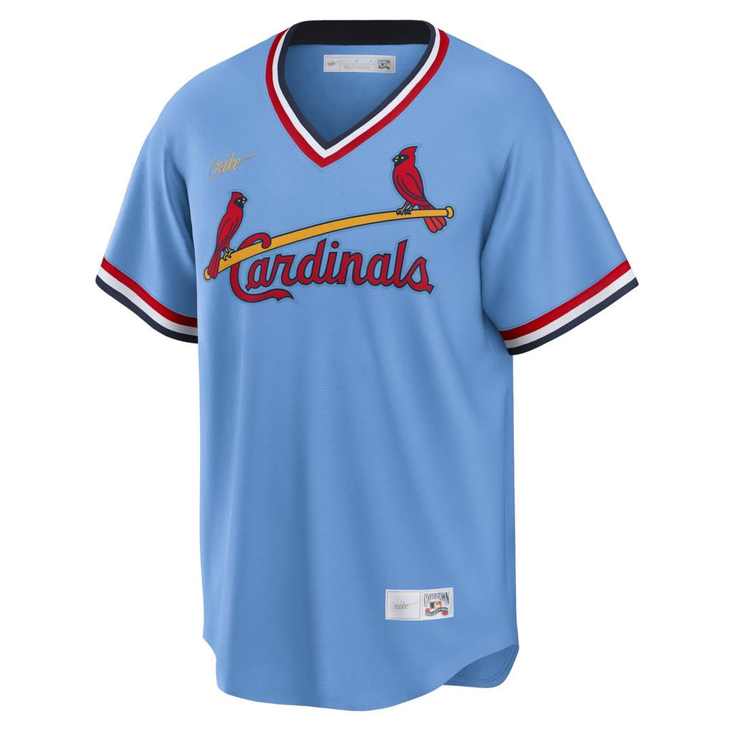 Ozzie Smith St. Louis Cardinals Nike Road Cooperstown Collection Player Jersey - Light Blue Official MLB Team Apparel Baseball Fan Gear
