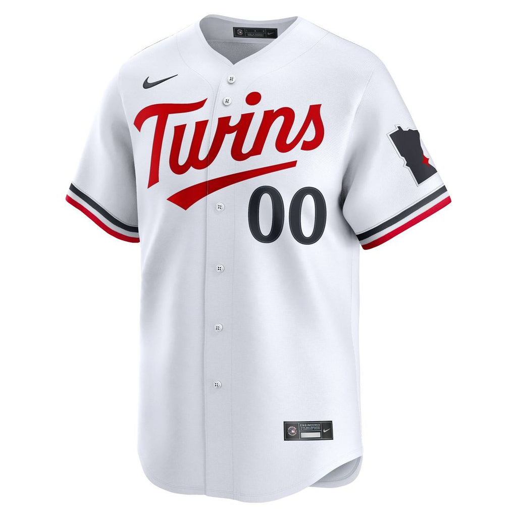 Minnesota Twins Nike Home Limited Pick-A-Player Retired Roster Jersey - White Official MLB Team Apparel Baseball Fan Gear