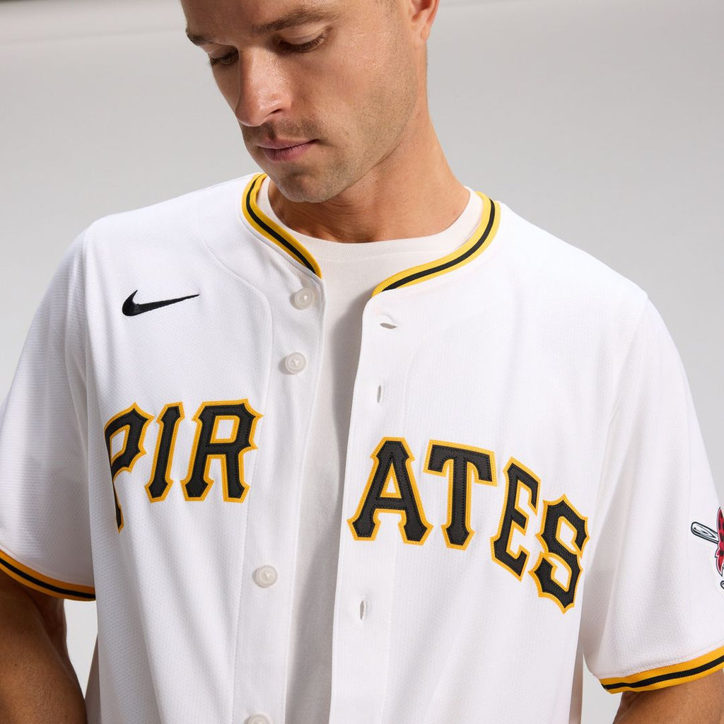 Pittsburgh Pirates Nike Home Limited Jersey - White Official MLB Team Apparel Baseball Fan Gear