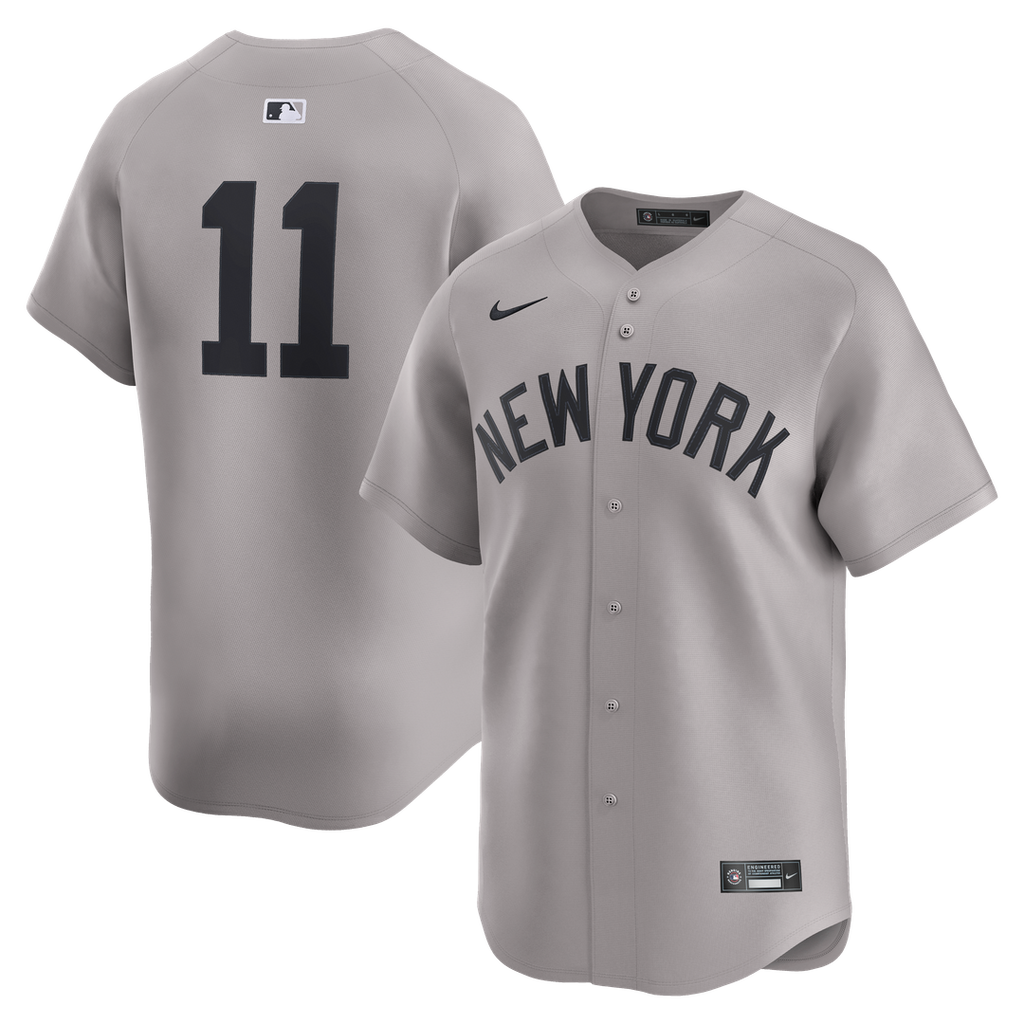 Anthony Volpe New York Yankees Nike Road Limited Player Jersey - Gray Official MLB Team Apparel Baseball Fan Gear