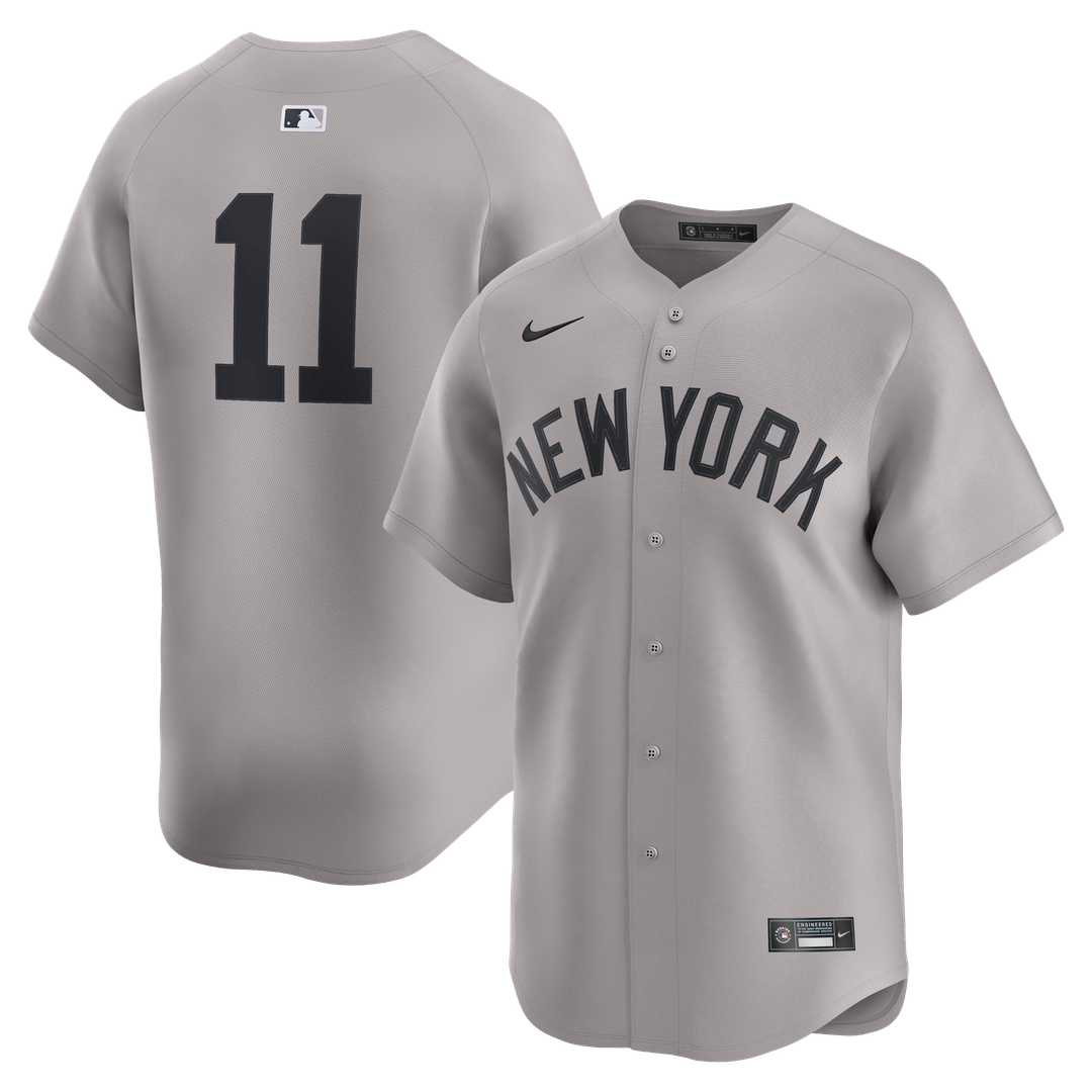 Anthony Volpe New York Yankees Nike Road Limited Player Jersey - Gray Official MLB Team Apparel Baseball Fan Gear