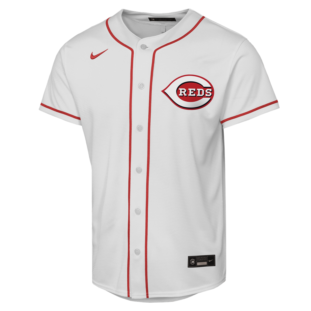Sal Stewart Cincinnati Reds Nike Youth Home Replica Player Jersey - White Official MLB Team Apparel Baseball Fan Gear