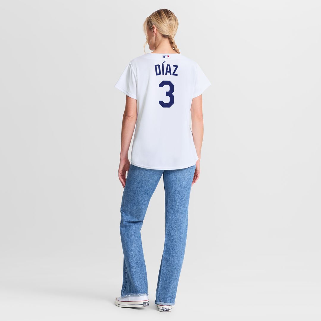 Edwin Díaz Los Angeles Dodgers Nike Women's Home Replica Jersey - White Official MLB Team Apparel Baseball Fan Gear