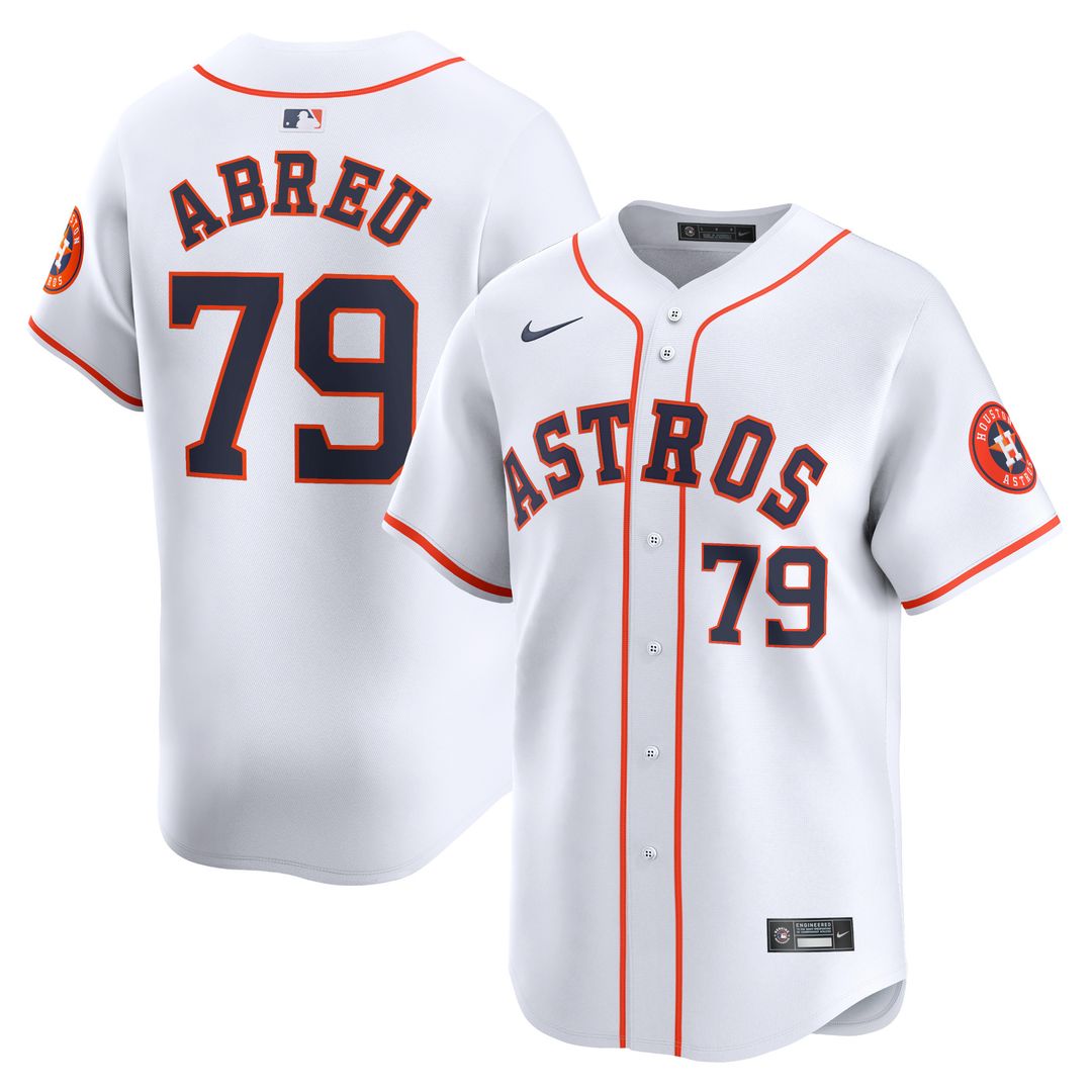 Jose Abreu Houston Astros Nike Home Limited Player Jersey - White Official MLB Team Apparel Baseball Fan Gear