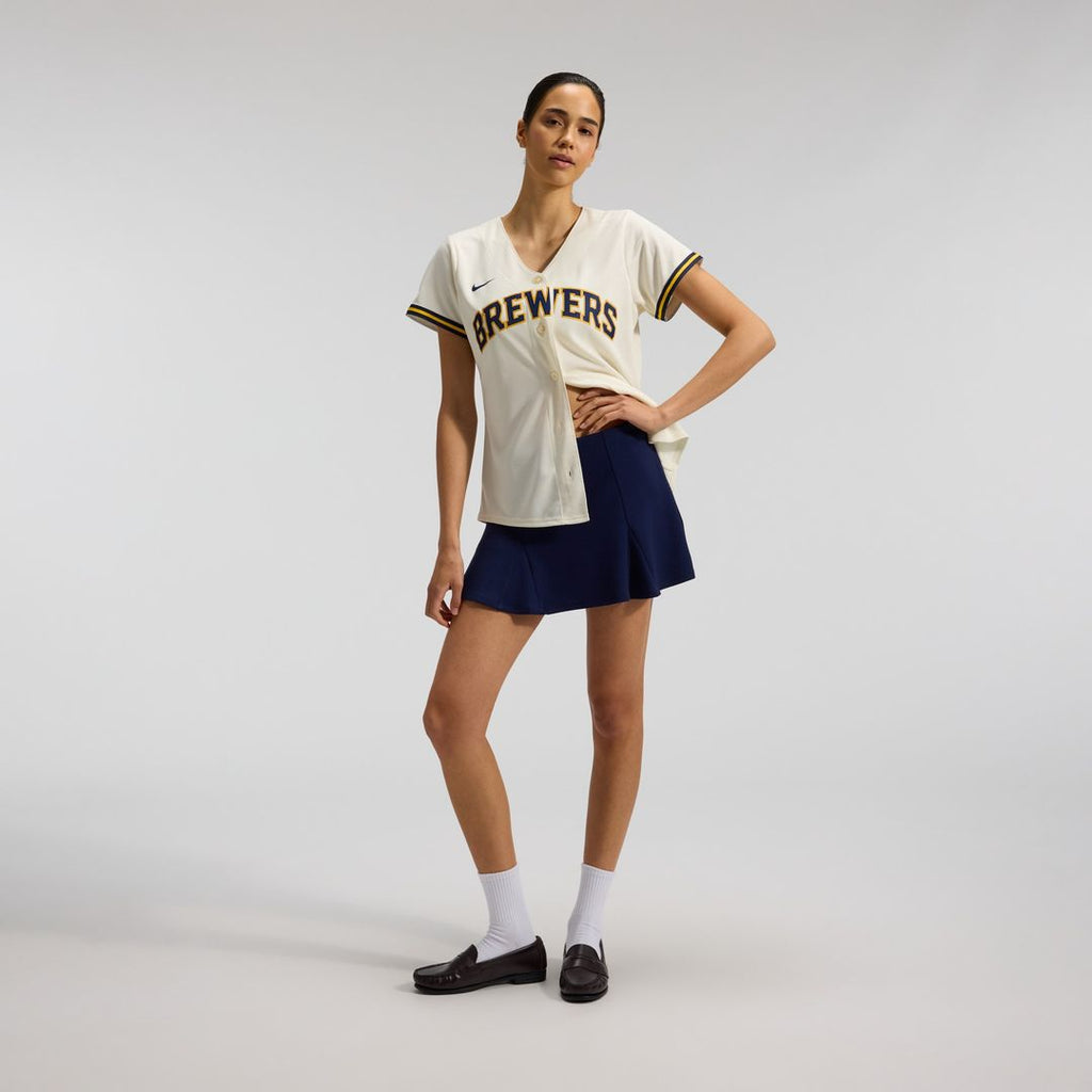Sal Frelick Milwaukee Brewers Nike Women's Home Replica Jersey - Cream Official MLB Team Apparel Baseball Fan Gear
