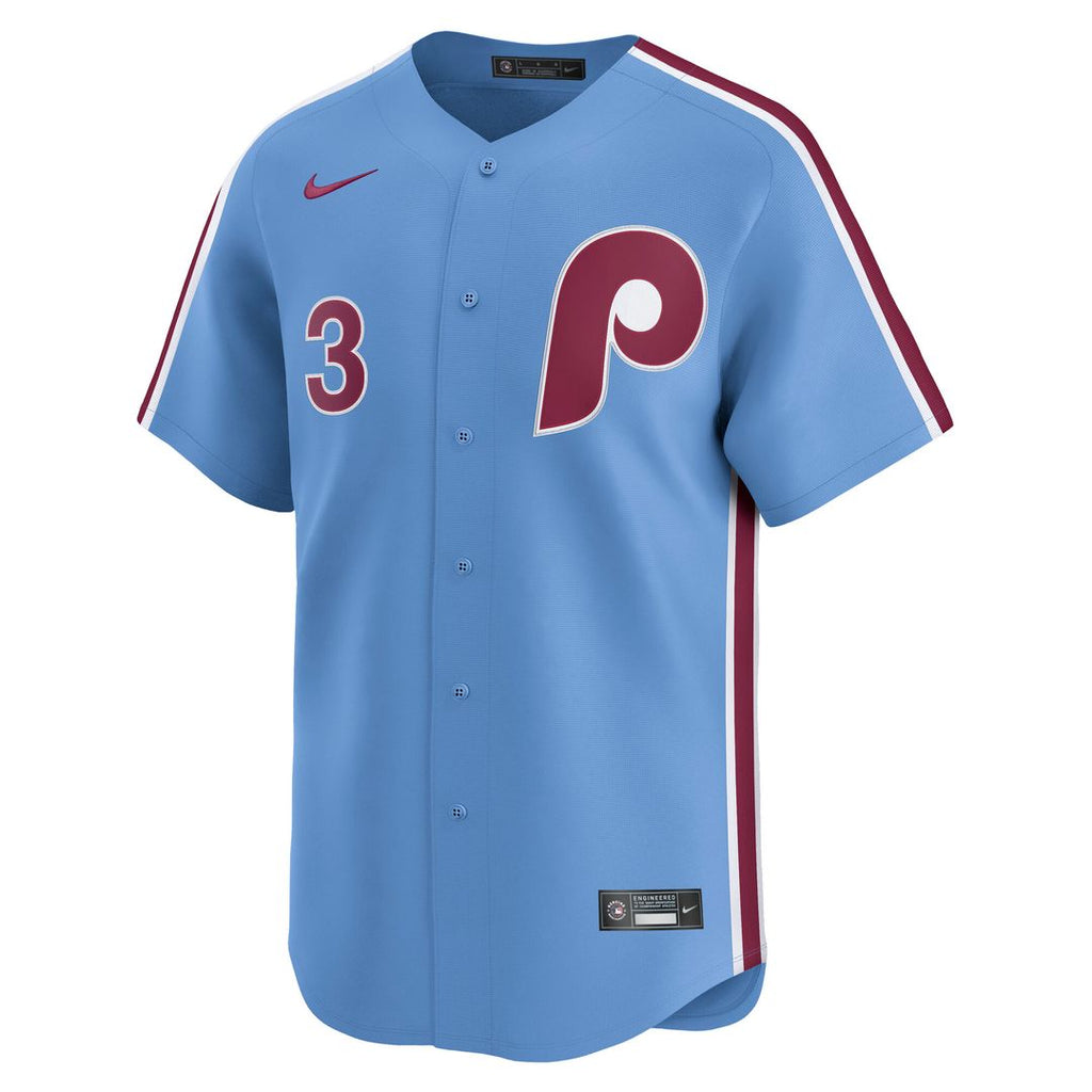 Bryce Harper Philadelphia Phillies Nike Alternate Limited Player Jersey - Light Blue Official MLB Team Apparel Baseball Fan Gear