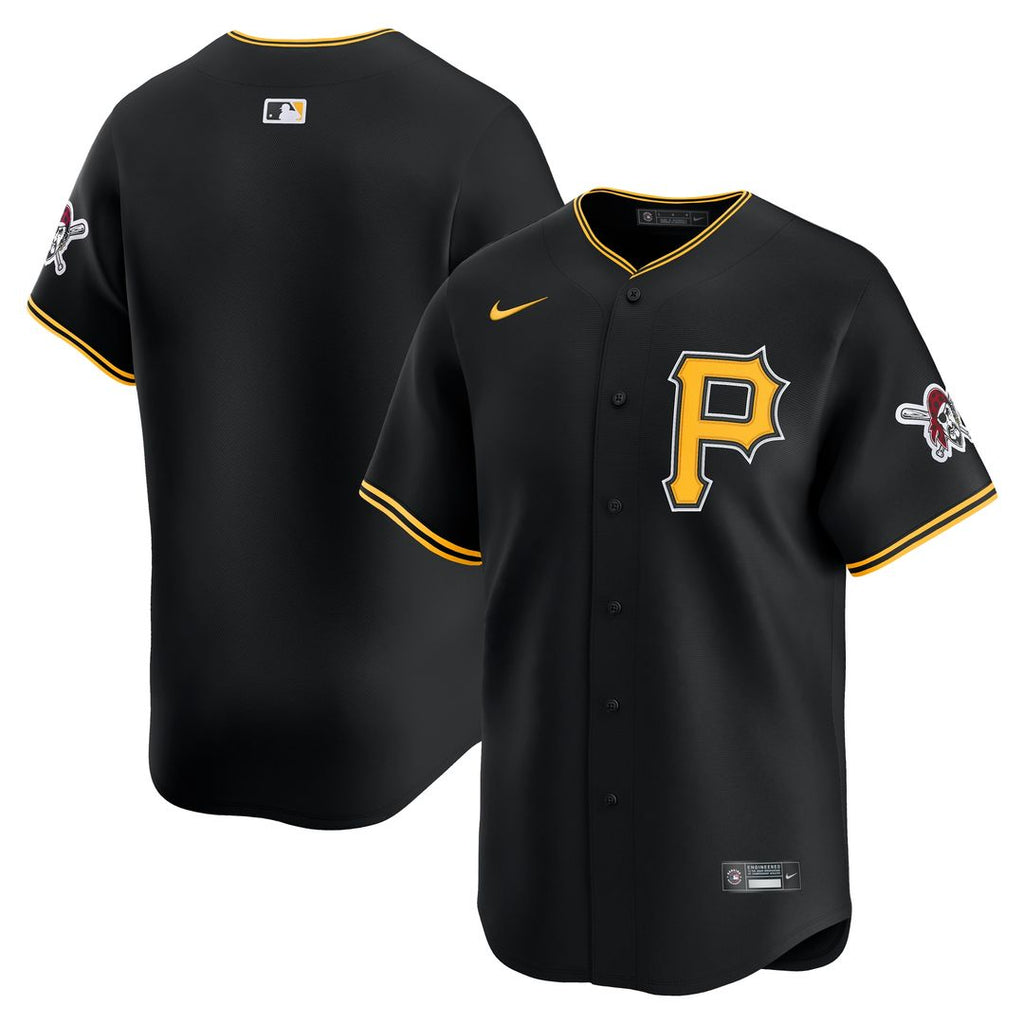 Pittsburgh Pirates Nike Alternate Limited Jersey - Black Official MLB Team Apparel Baseball Fan Gear