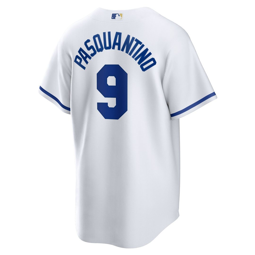 Vinnie Pasquantino Kansas City Royals Nike Home Replica Jersey - White Official MLB Team Apparel Baseball Fan Gear