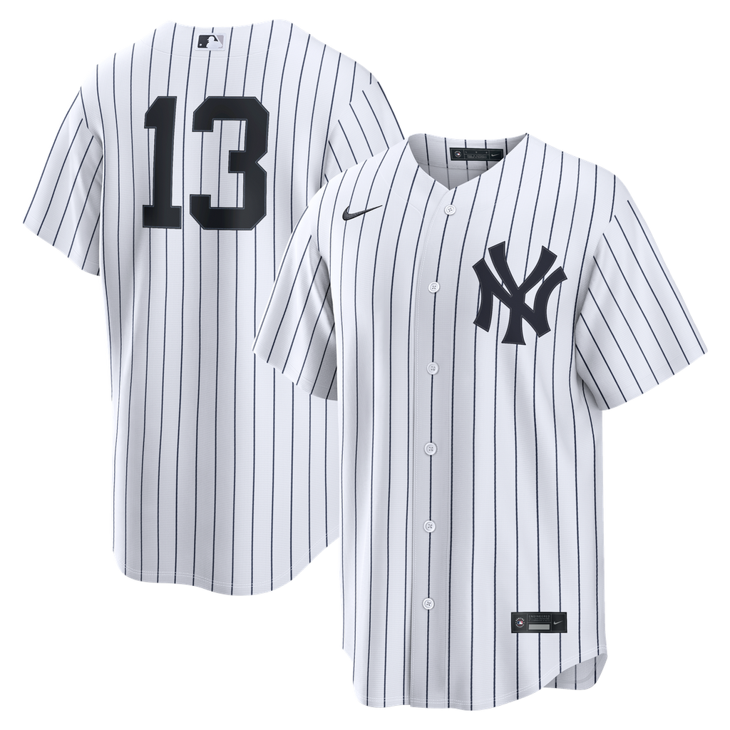 Jazz Chisholm Jr. New York Yankees Nike Home Replica Jersey - White Official MLB Team Apparel Baseball Fan Gear