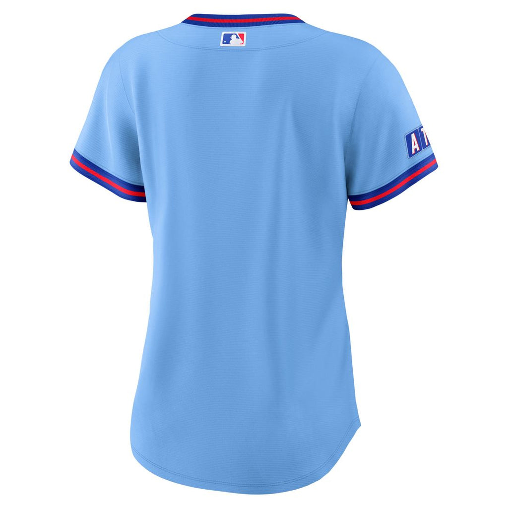 Atlanta Braves Nike Women's 2026 City Connect Stadium Jersey - Powder Blue Official MLB Team Apparel Baseball Fan Gear