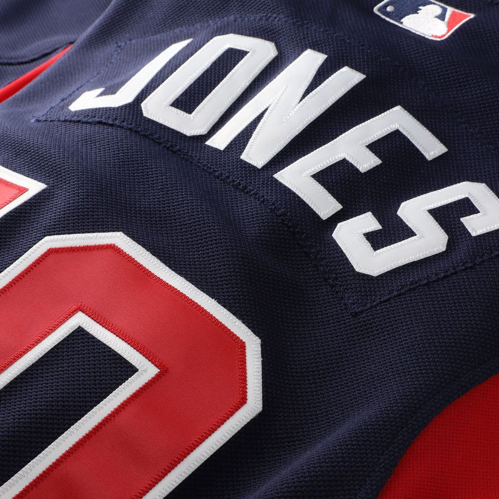 Chipper Jones Atlanta Braves Mitchell & Ness Authentic Batting Practice Jersey - Navy Official MLB Team Apparel Baseball Fan Gear