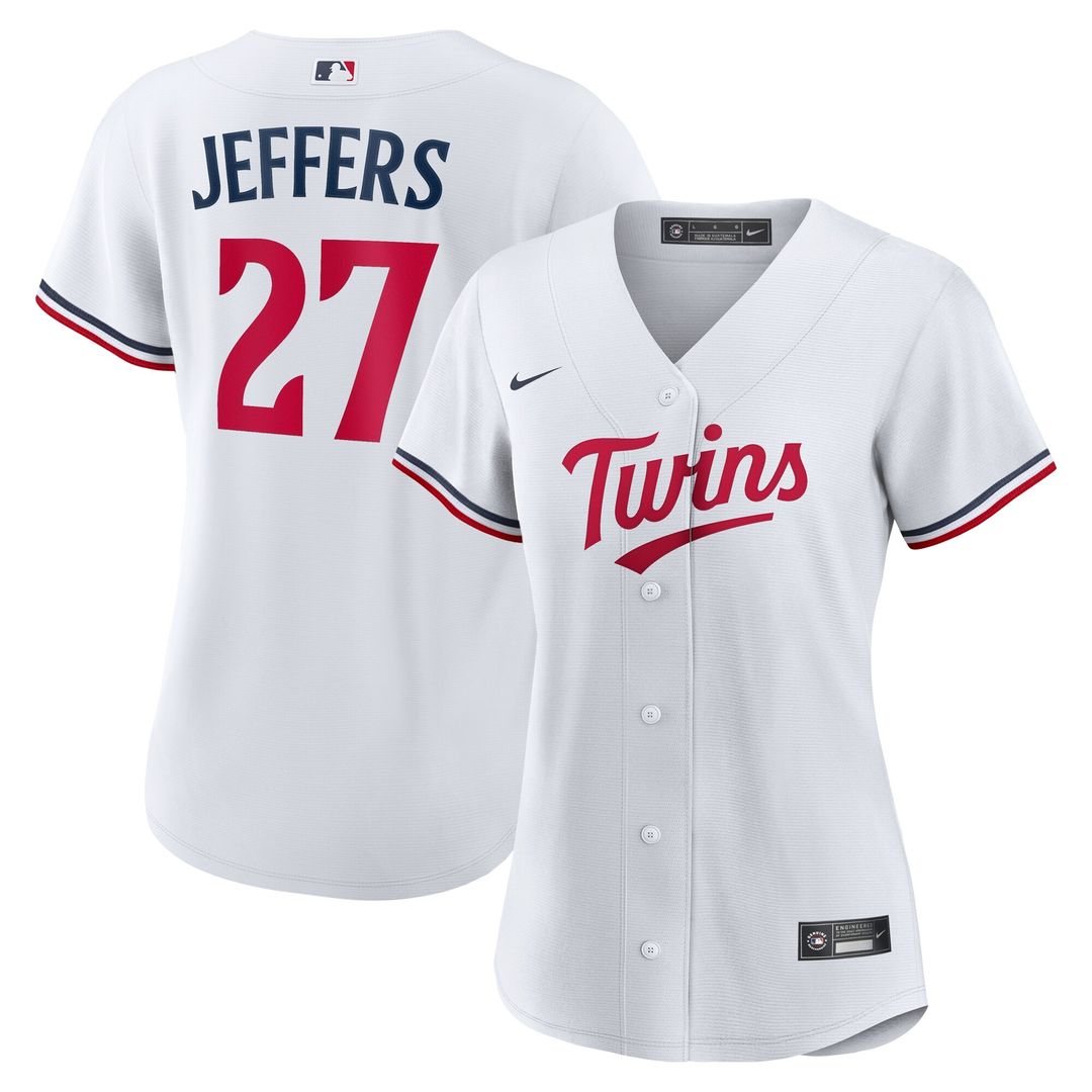 Ryan Jeffers Minnesota Twins Nike Women's Home Replica Jersey - White Official MLB Team Apparel Baseball Fan Gear