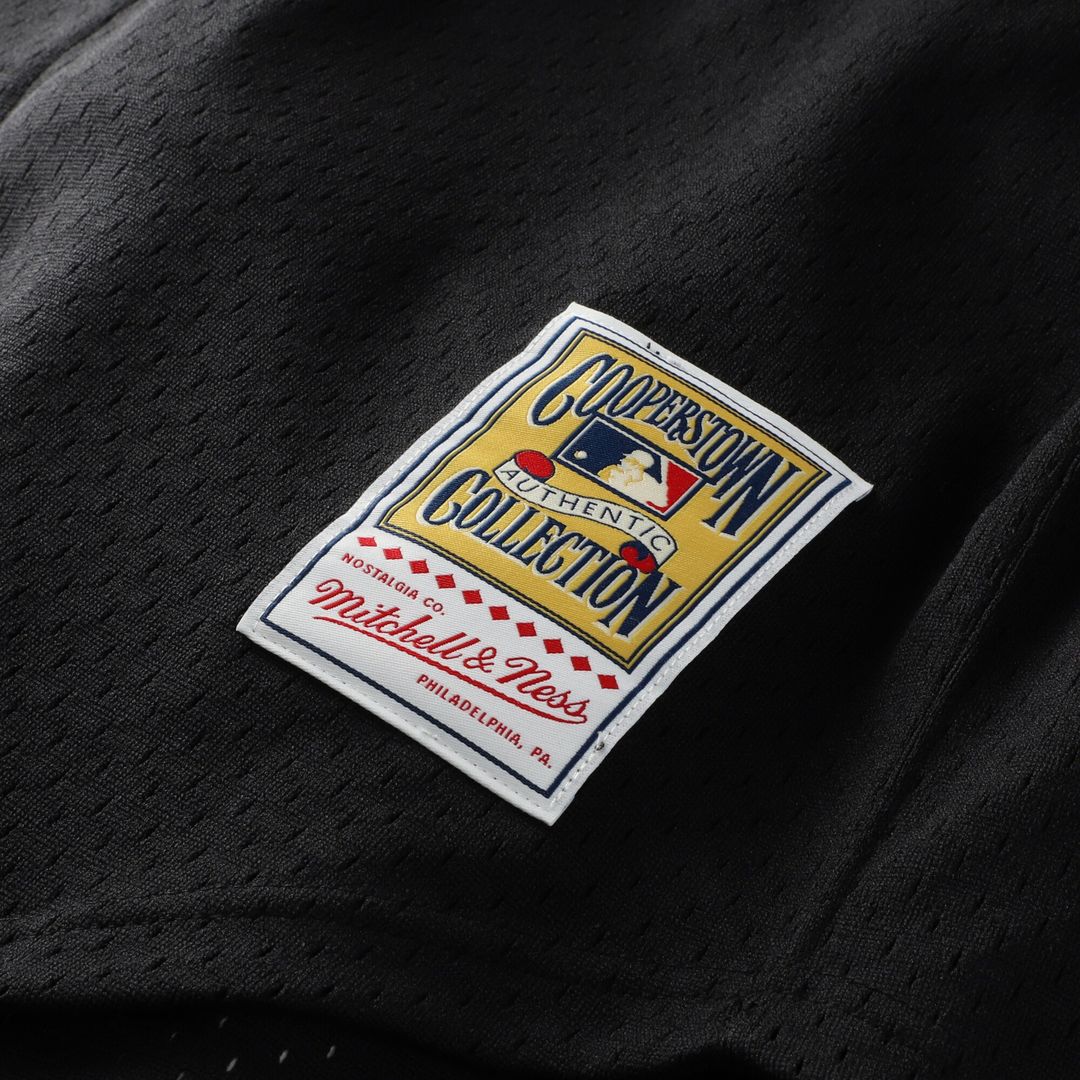 Randy Johnson Arizona Diamondbacks Mitchell & Ness Cooperstown Collection Mesh Batting Practice Button-Up Jersey - Black Official MLB Team Apparel Bas