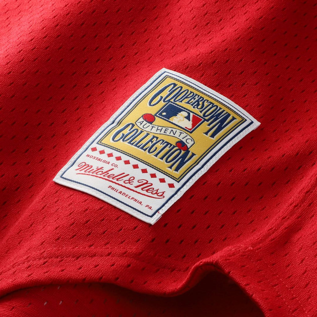 Barry Larkin Cincinnati Reds Mitchell & Ness Authentic Batting Practice Jersey - Red Official MLB Team Apparel Baseball Fan Gear