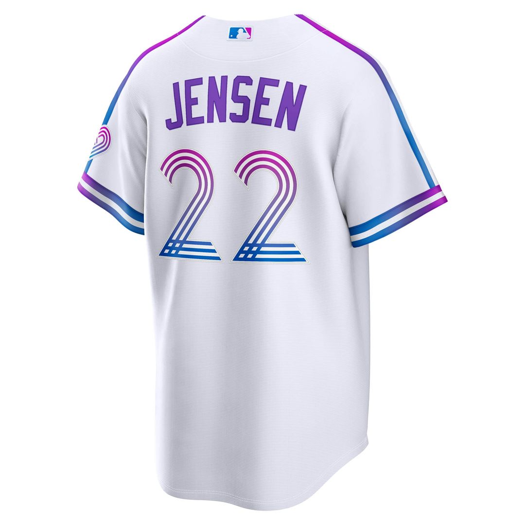 Carter Jensen Kansas City Royals Nike 2026 City Connect Stadium Jersey - White Official MLB Team Apparel Baseball Fan Gear