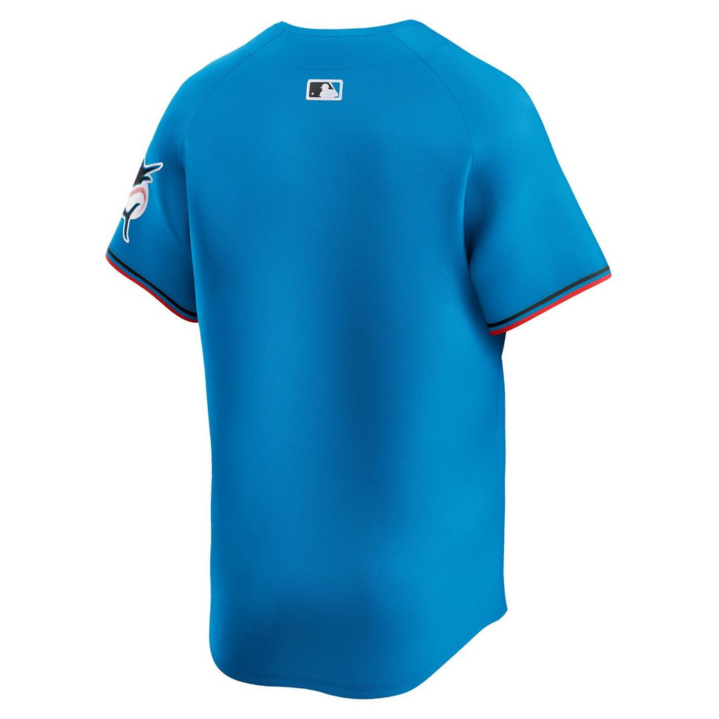 Miami Marlins Nike Limited Jersey - Blue Official MLB Team Apparel Baseball Fan Gear