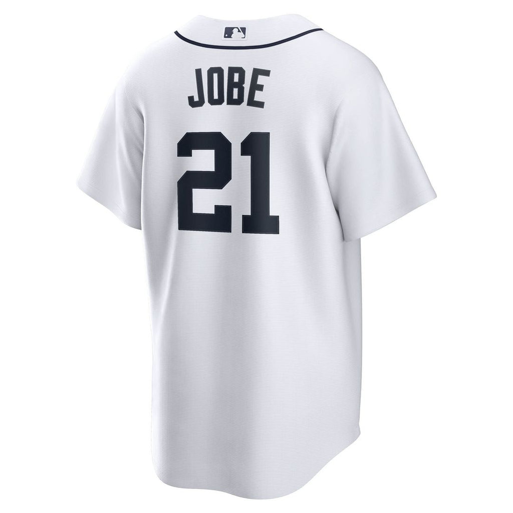 Jackson Jobe Detroit Tigers Nike Home Replica Jersey - White Official MLB Team Apparel Baseball Fan Gear