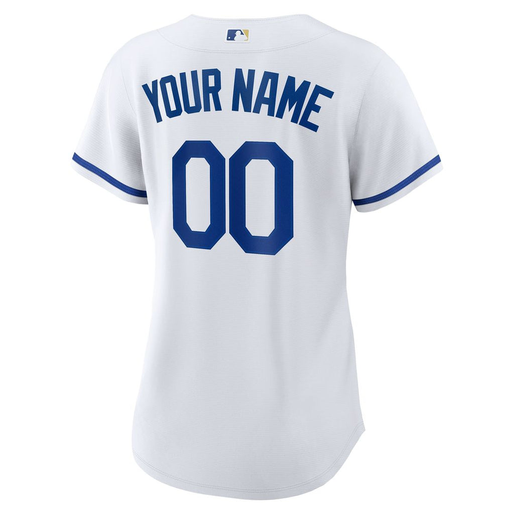 Kansas City Royals Nike Women's Replica Custom Jersey - White Official MLB Team Apparel Baseball Fan Gear