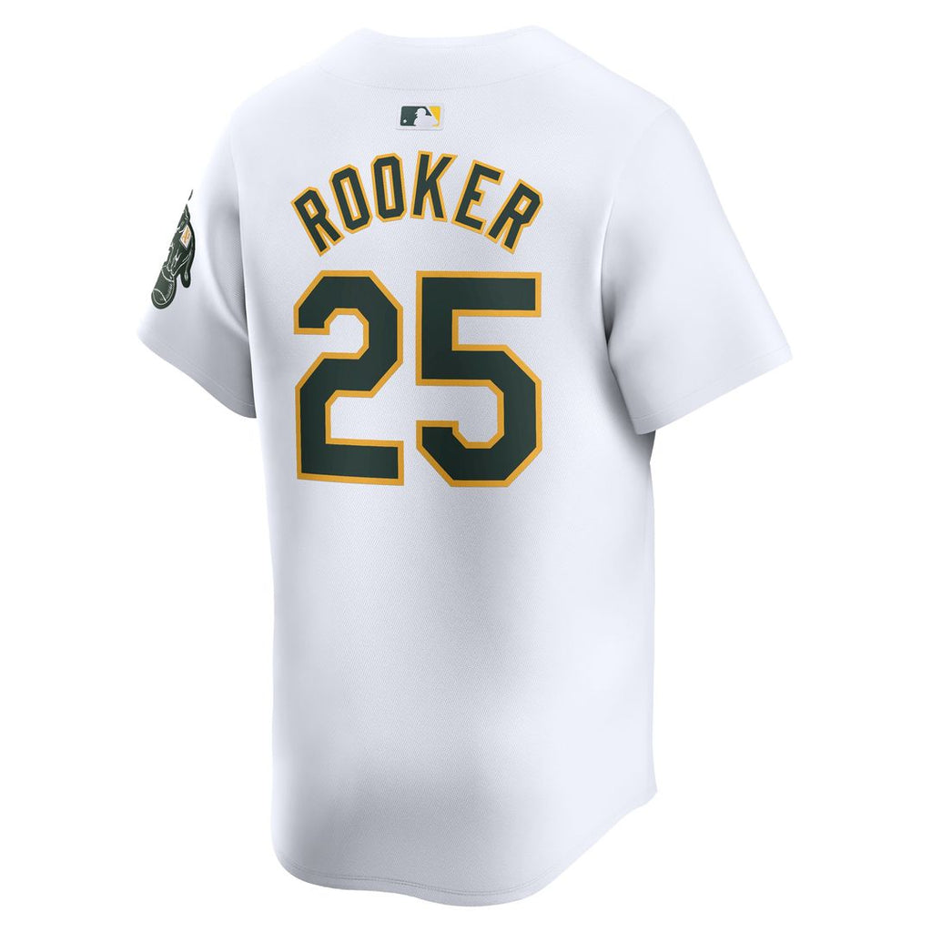 Brent Rooker Athletics Nike Home Limited Player Jersey - White Official MLB Team Apparel Baseball Fan Gear