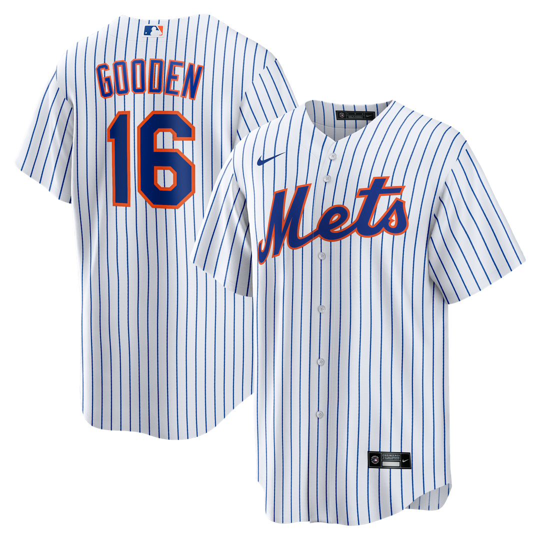 Dwight Gooden New York Mets Nike Home Retired Player Replica Jersey - White Official MLB Team Apparel Baseball Fan Gear