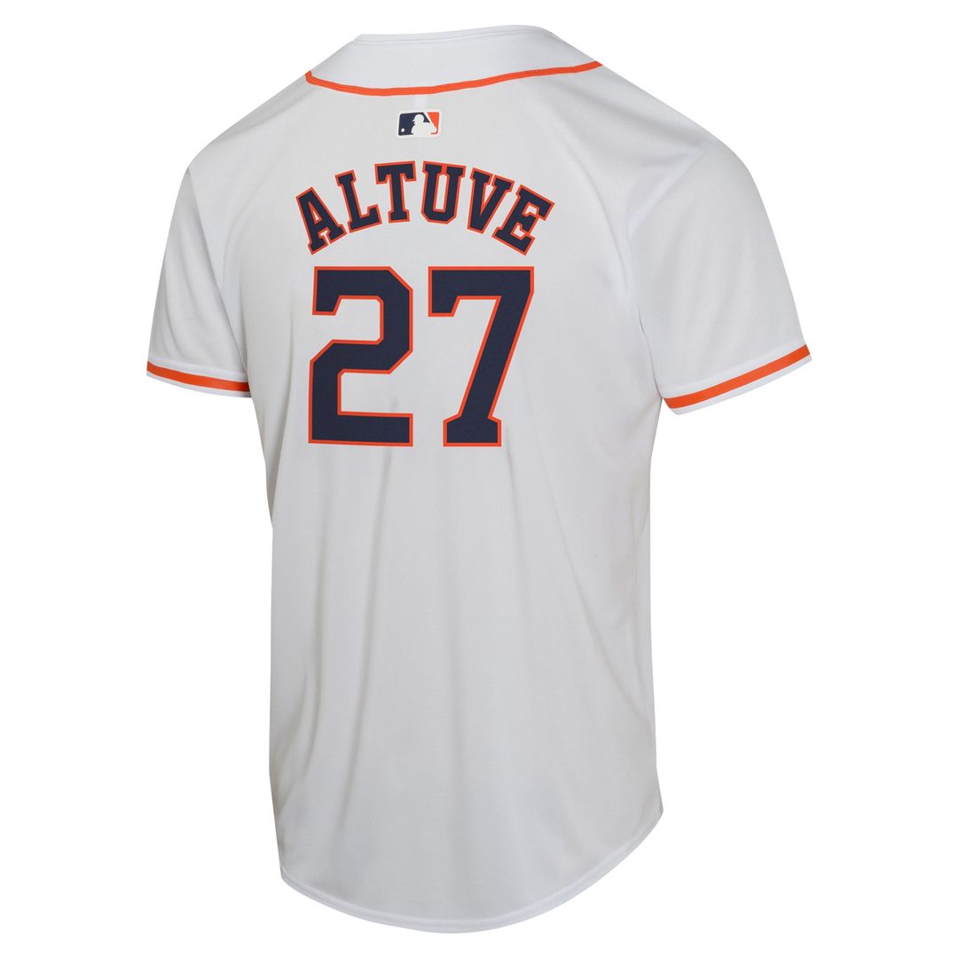 Jose Altuve Houston Astros Nike Youth Home Game Player Jersey - White Official MLB Team Apparel Baseball Fan Gear