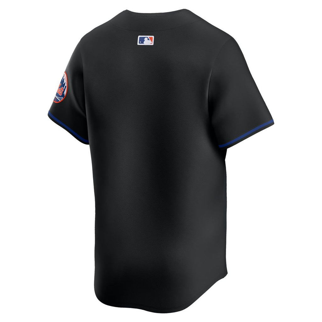 New York Mets Nike Alternate Limited Jersey - Black Official MLB Team Apparel Baseball Fan Gear