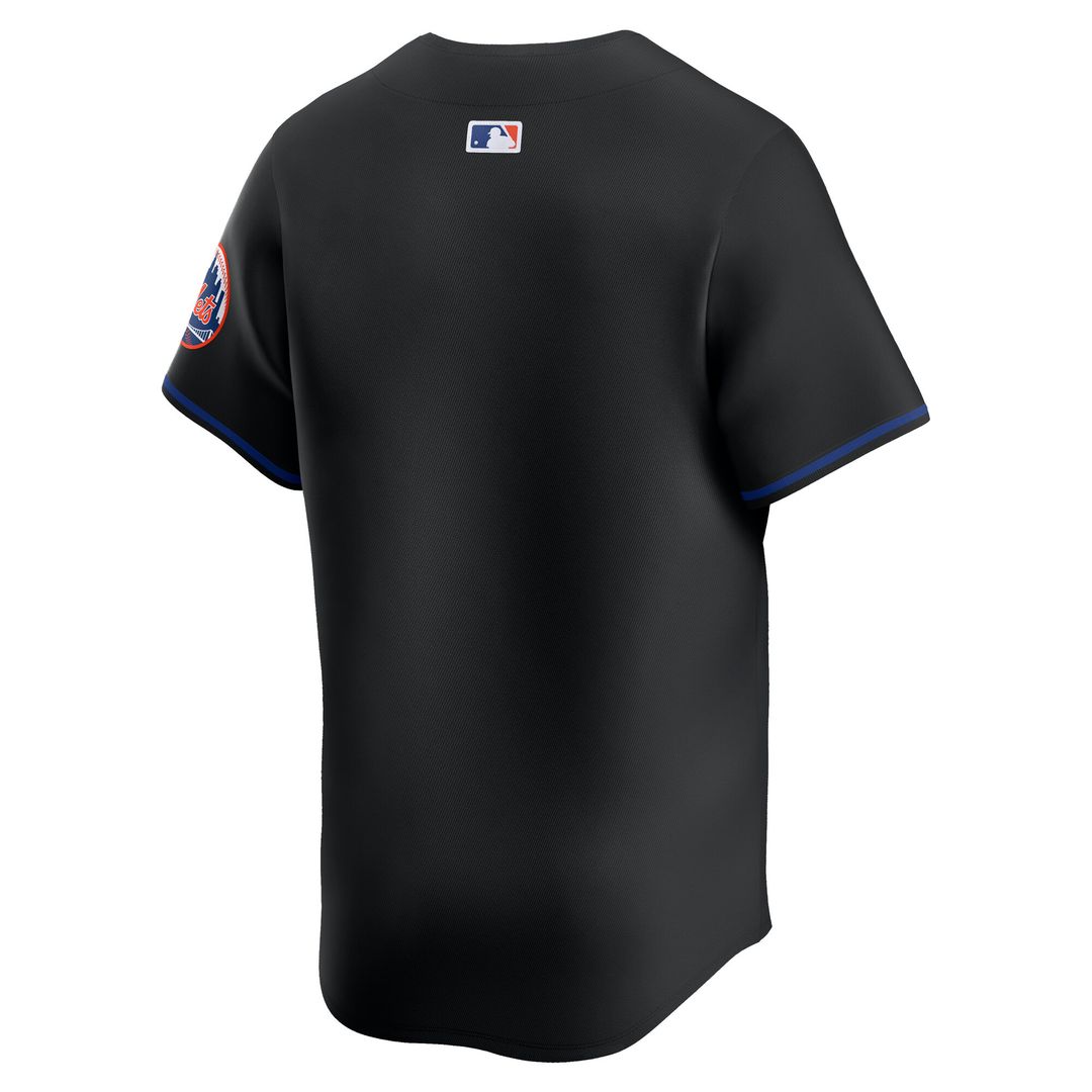 New York Mets Nike Alternate Limited Jersey - Black Official MLB Team Apparel Baseball Fan Gear