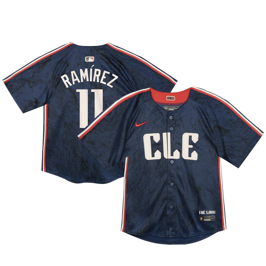 Jose Ramirez Cleveland Guardians Nike Toddler 2024 City Connect Limited Jersey - Navy Official MLB Team Apparel Baseball Fan Gear