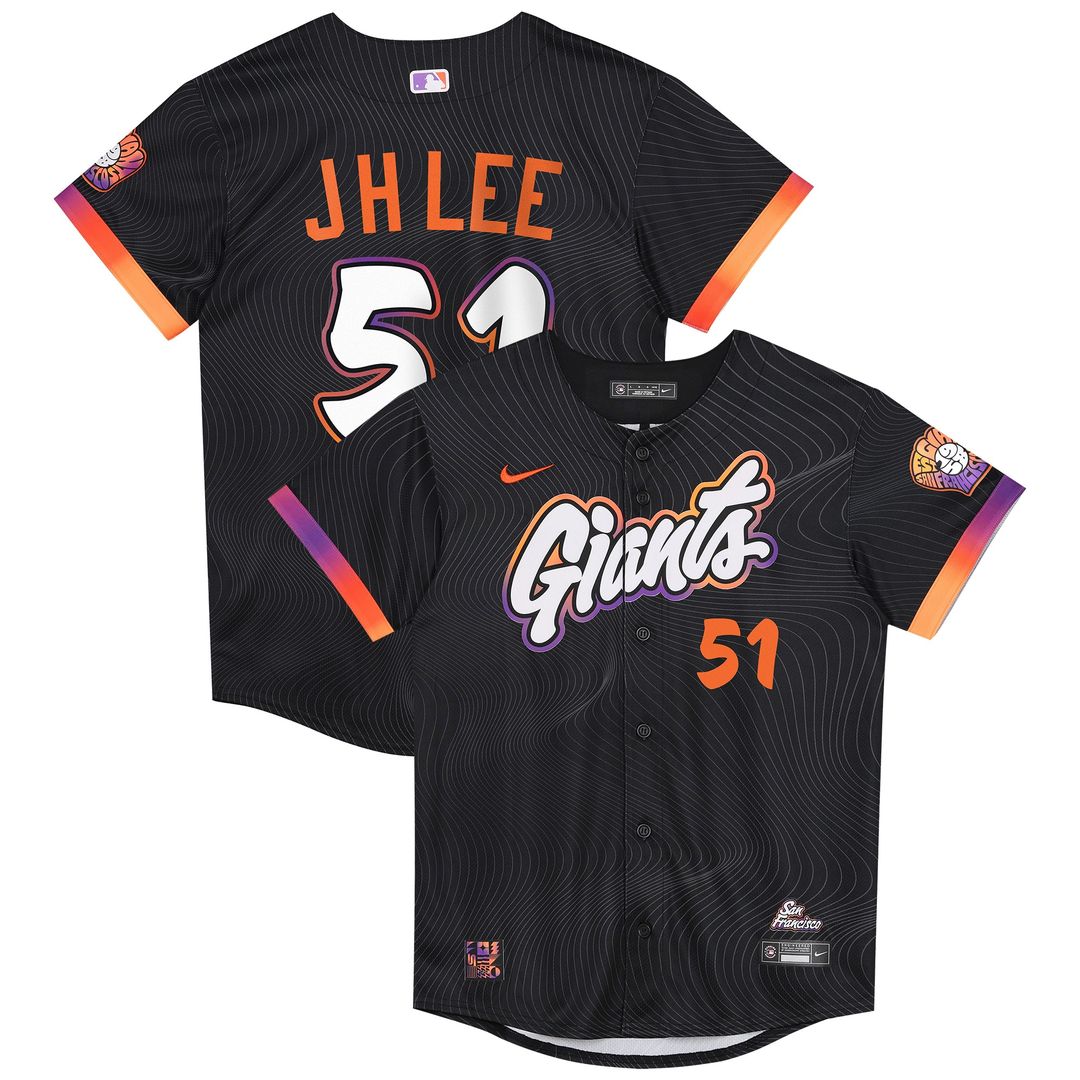 Jung Hoo Lee San Francisco Giants Nike Preschool 2025 City Connect Limited Player Jersey - Anthracite Official MLB Team Apparel Baseball Fan Gear