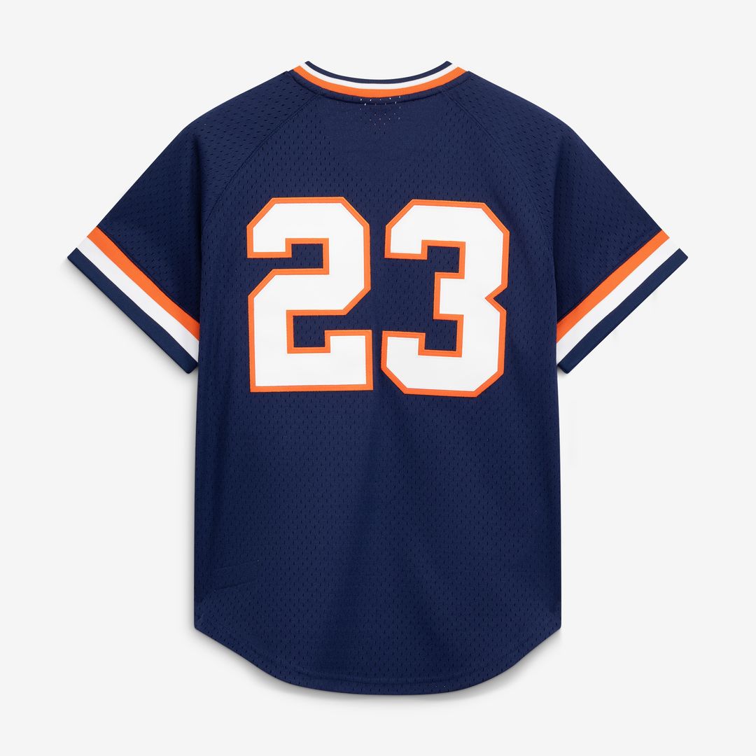 Kirk Gibson Detroit Tigers Mitchell & Ness Authentic Batting Practice Jersey - Navy Official MLB Team Apparel Baseball Fan Gear