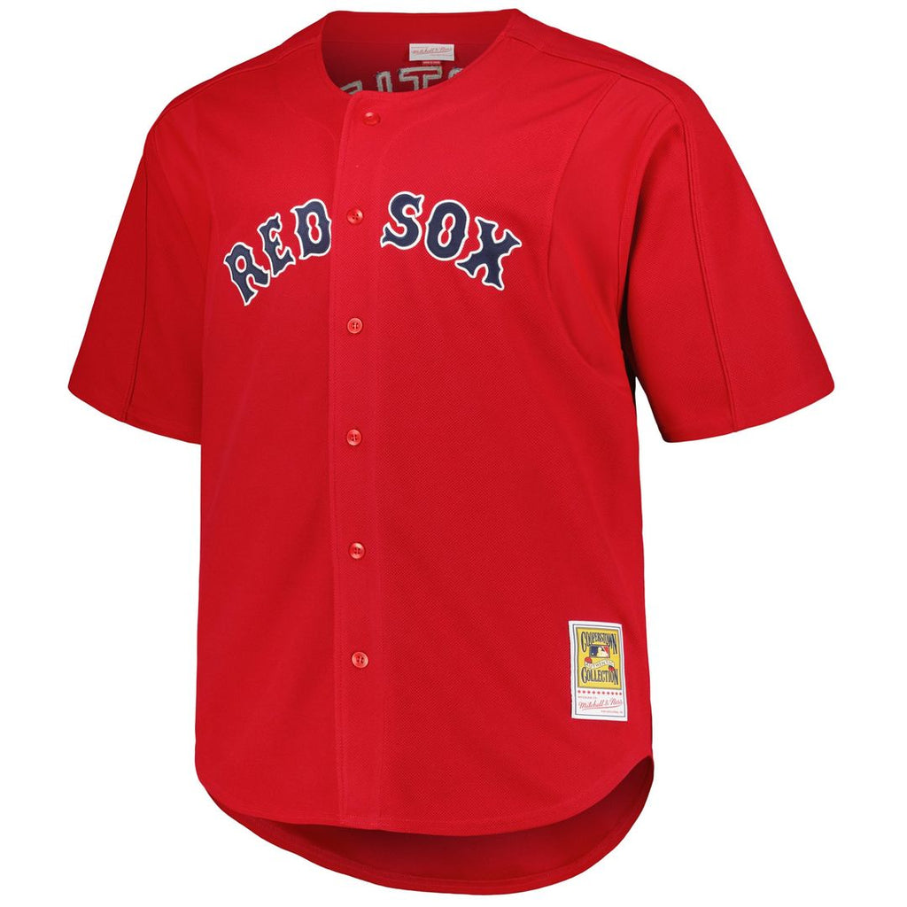 David Ortiz Boston Red Sox Mitchell & Ness Big & Tall Cooperstown Mesh Batting Practice Jersey - Red Official MLB Team Apparel Baseball Fan Gear