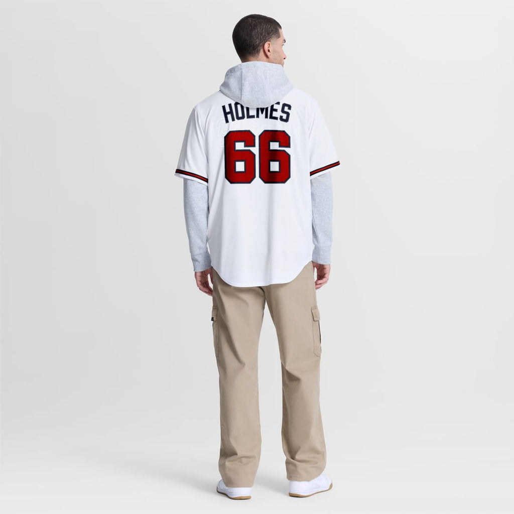 Grant Holmes Atlanta Braves Nike Home Replica Jersey - White Official MLB Team Apparel Baseball Fan Gear