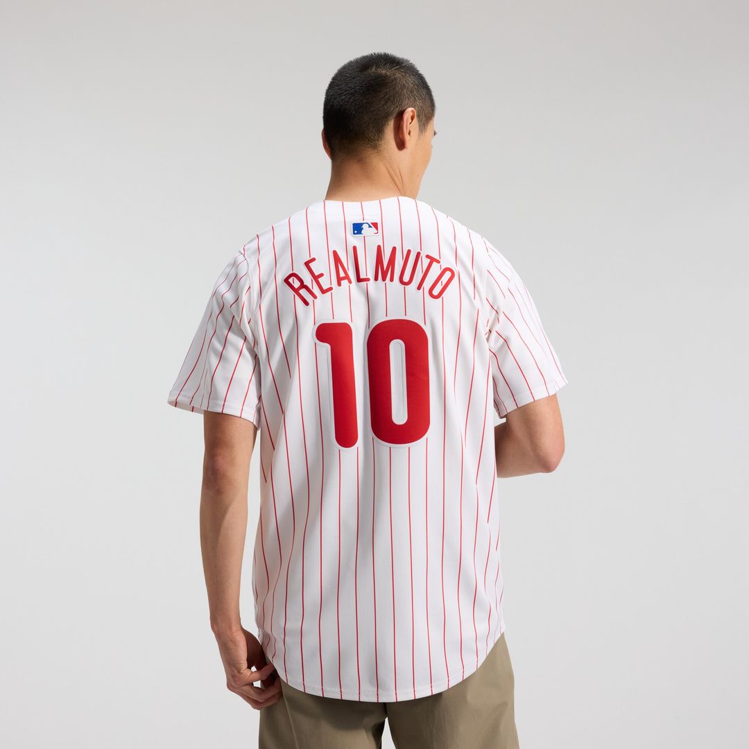J.T. Realmuto Philadelphia Phillies Nike Home Limited Player Jersey - White Official MLB Team Apparel Baseball Fan Gear