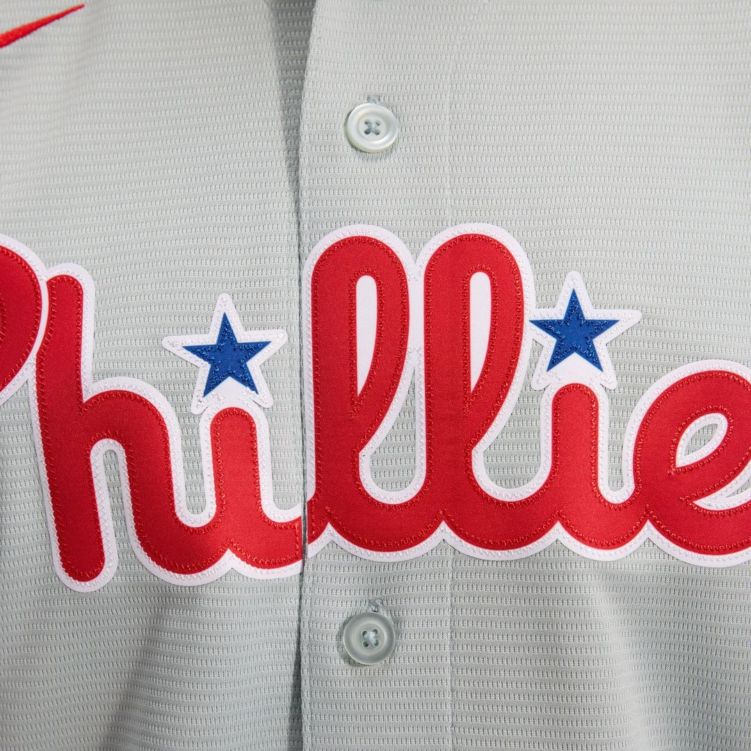 Bryce Harper Philadelphia Phillies Nike Road Replica Jersey - Gray Official MLB Team Apparel Baseball Fan Gear