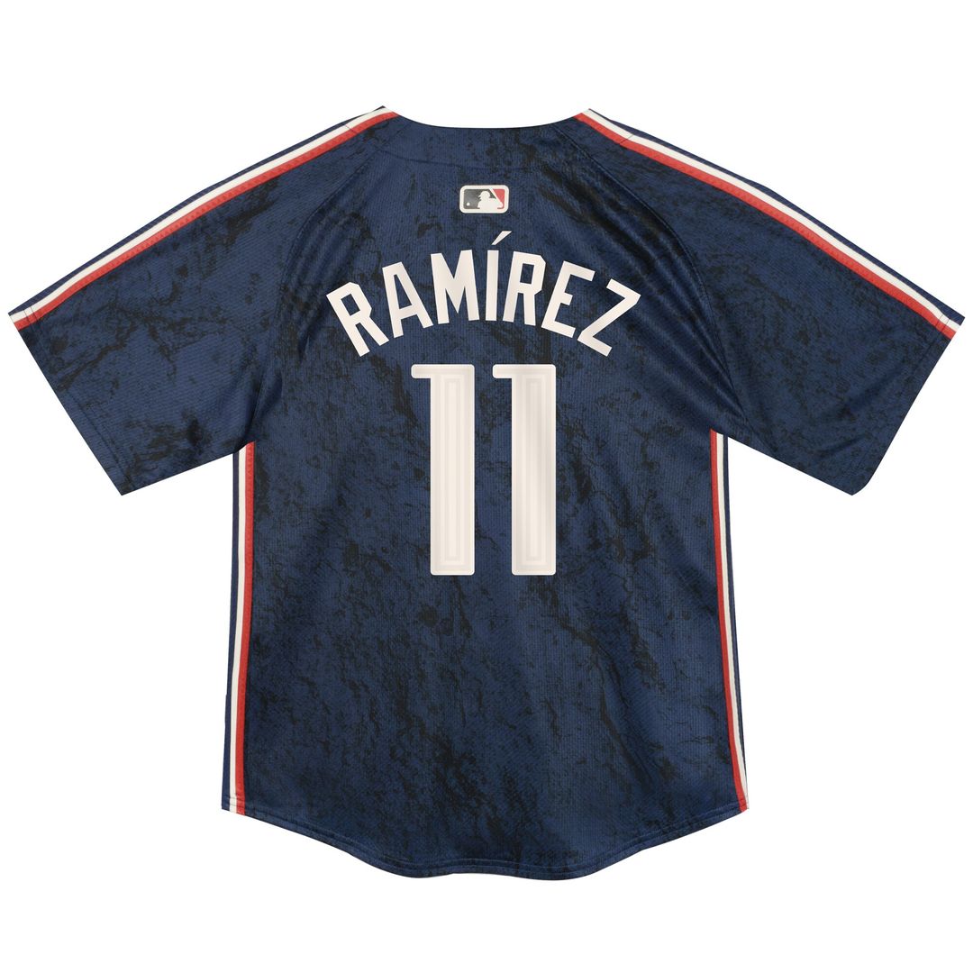 Jose Ramirez Cleveland Guardians Nike Toddler 2024 City Connect Limited Jersey - Navy Official MLB Team Apparel Baseball Fan Gear