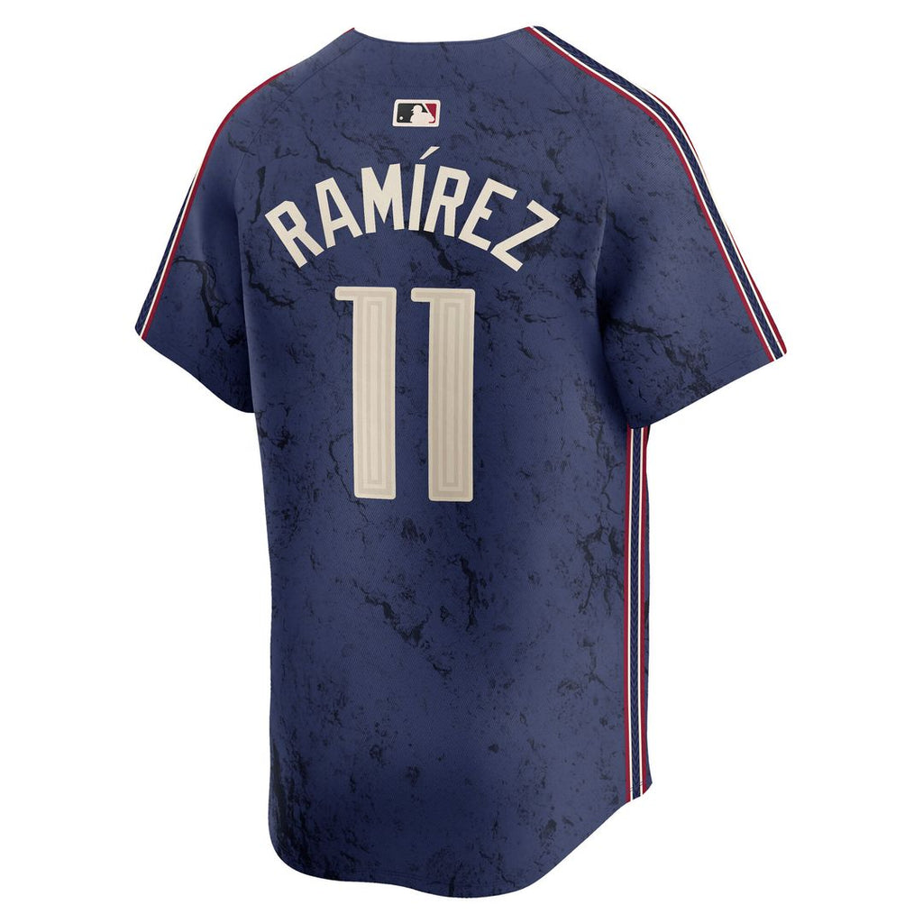 José Ramírez Cleveland Guardians Nike City Connect Limited Player Jersey - Navy Official MLB Team Apparel Baseball Fan Gear