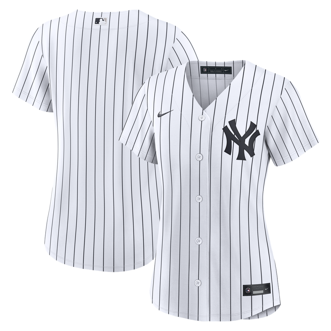 New York Yankees Nike Women's Home Replica Jersey - White Official MLB Team Apparel Baseball Fan Gear