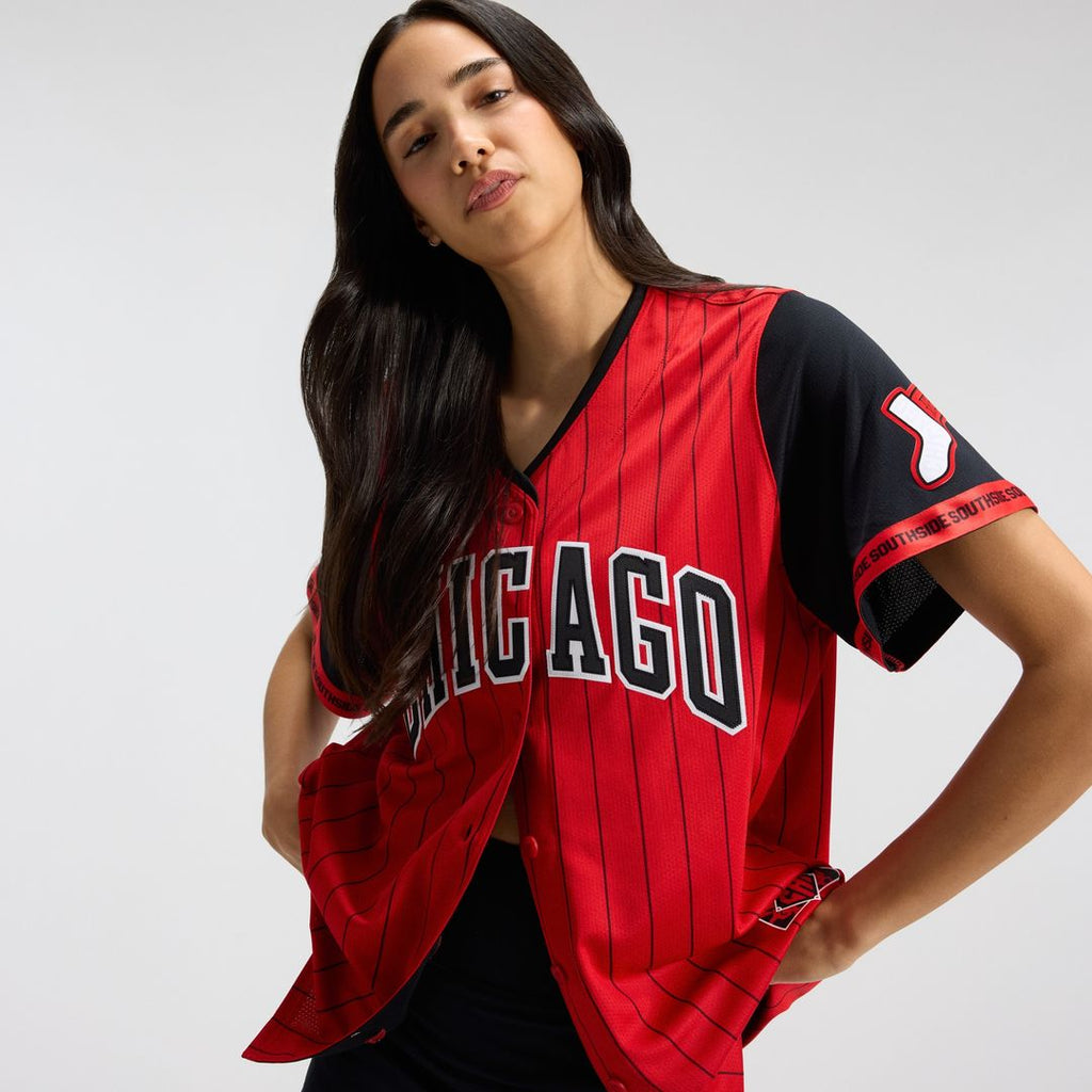 Chicago White Sox Nike Women's 2025 City Connect Limited Jersey - Red/Black Official MLB Team Apparel Baseball Fan Gear