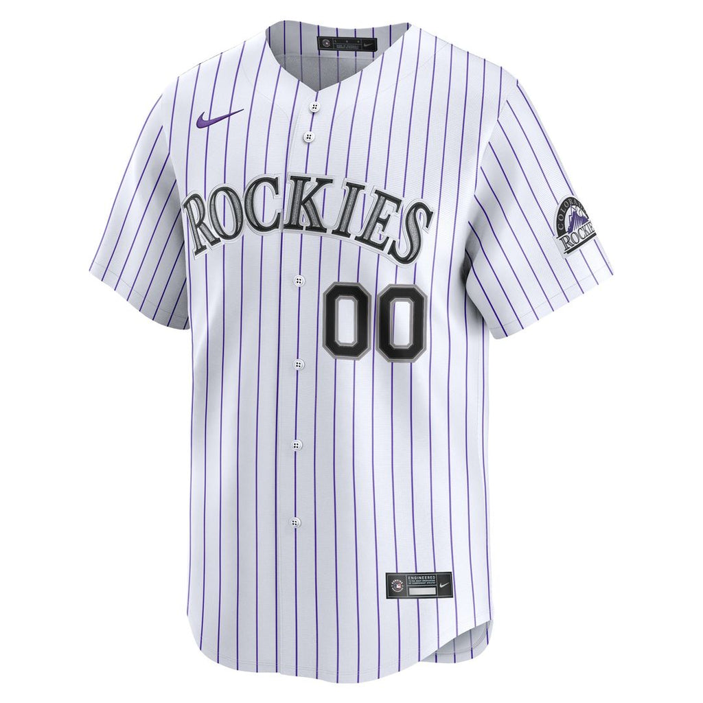 Colorado Rockies Nike Alternate Limited Custom Jersey - Purple Official MLB Team Apparel Baseball Fan Gear