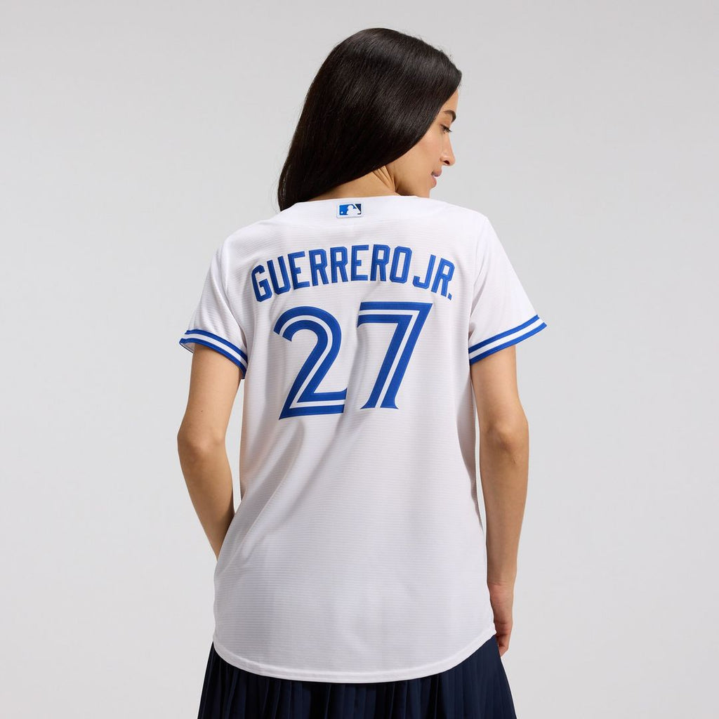 Vladimir Guerrero Jr. Toronto Blue Jays Nike Women's Home Replica Player Jersey - White Official MLB Team Apparel Baseball Fan Gear