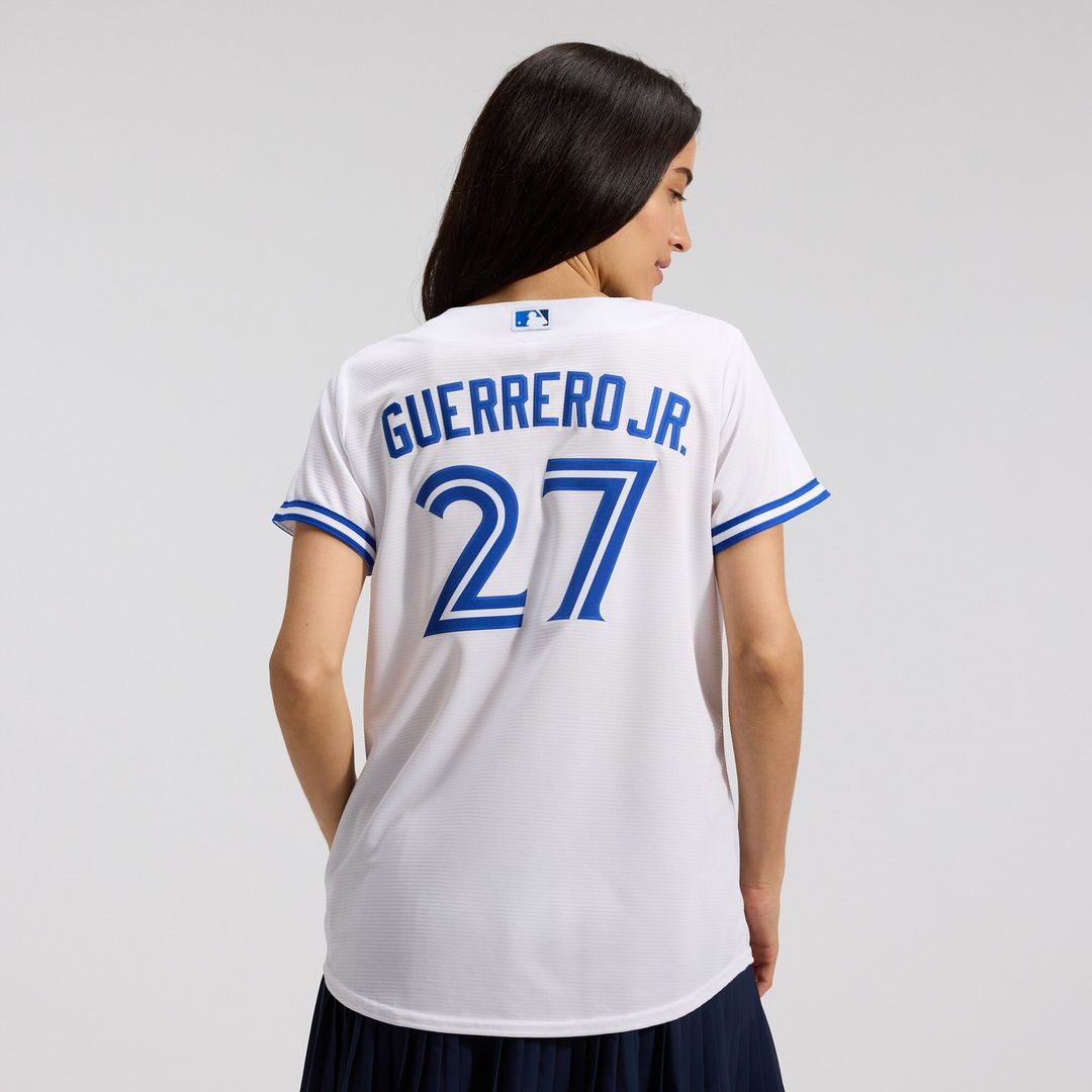 Vladimir Guerrero Jr. Toronto Blue Jays Nike Women's Home Replica Player Jersey - White Official MLB Team Apparel Baseball Fan Gear
