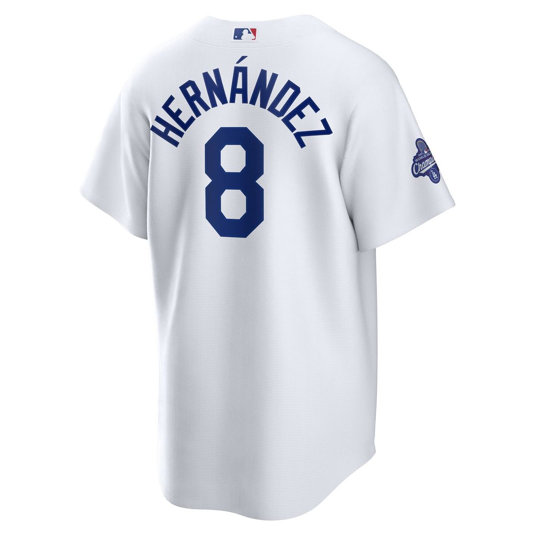 Enrique Hernández Los Angeles Dodgers Nike Home 2025 World Series Champions Replica Jersey - White Official MLB Team Apparel Baseball Fan Gear