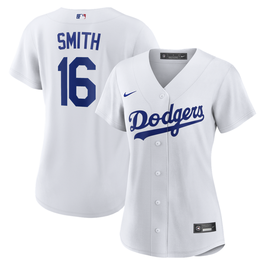 Will Smith Los Angeles Dodgers Nike Women's Home Replica Jersey - White Official MLB Team Apparel Baseball Fan Gear