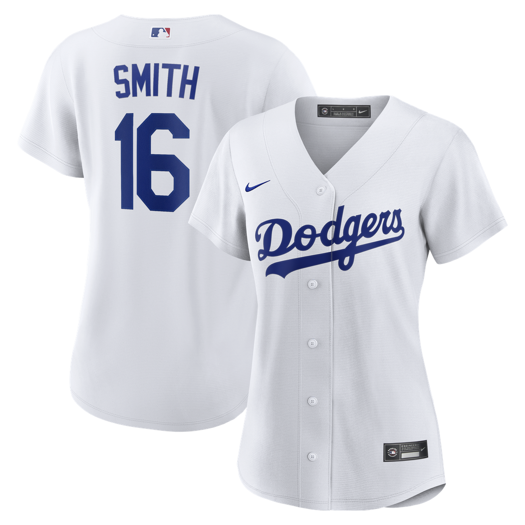 Will Smith Los Angeles Dodgers Nike Women's Home Replica Jersey - White Official MLB Team Apparel Baseball Fan Gear