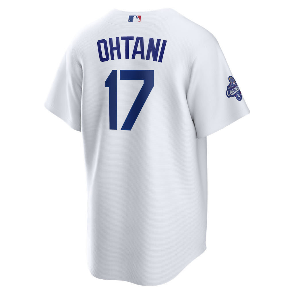 Shohei Ohtani Los Angeles Dodgers Nike 2025 World Series Champions Home Replica Jersey - White Official MLB Team Apparel Baseball Fan Gear