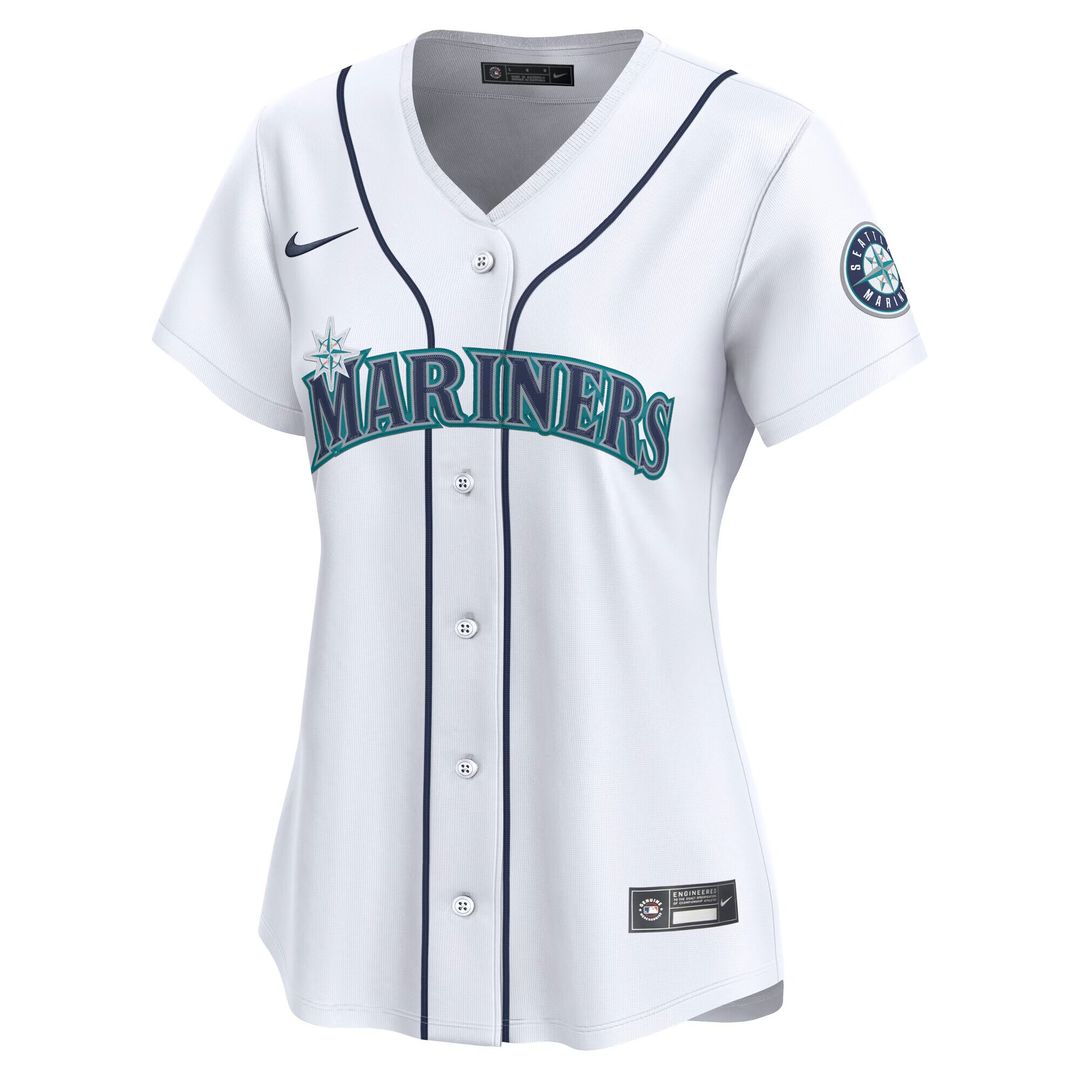 Cal Raleigh Seattle Mariners Nike Women's Home Limited Player Jersey - White Official MLB Team Apparel Baseball Fan Gear