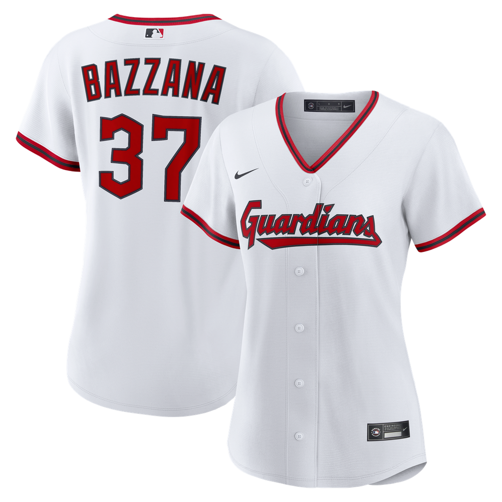 Travis Bazzana Cleveland Guardians Nike Women's Home Replica Jersey - White Official MLB Team Apparel Baseball Fan Gear