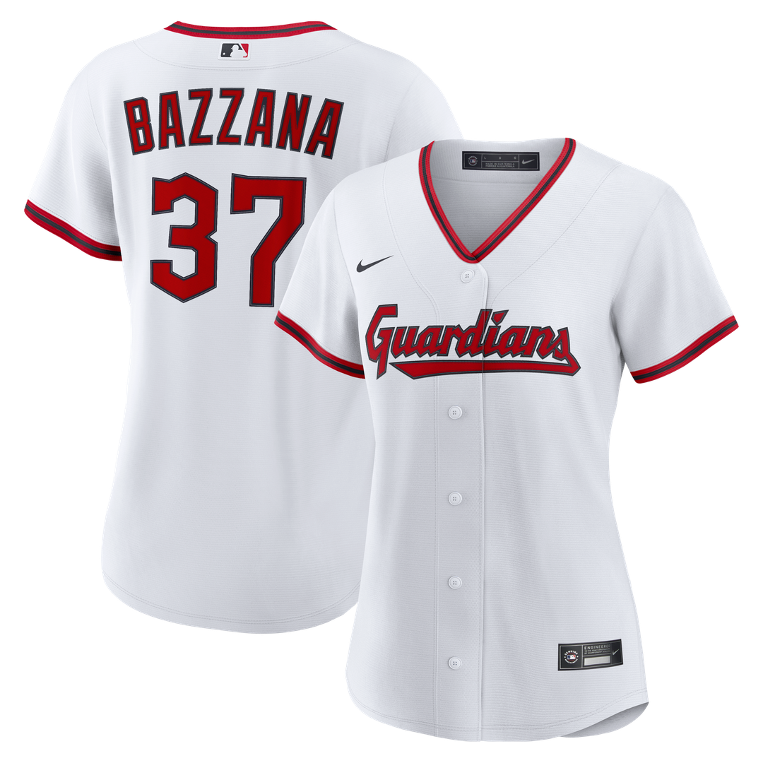Travis Bazzana Cleveland Guardians Nike Women's Home Replica Jersey - White Official MLB Team Apparel Baseball Fan Gear