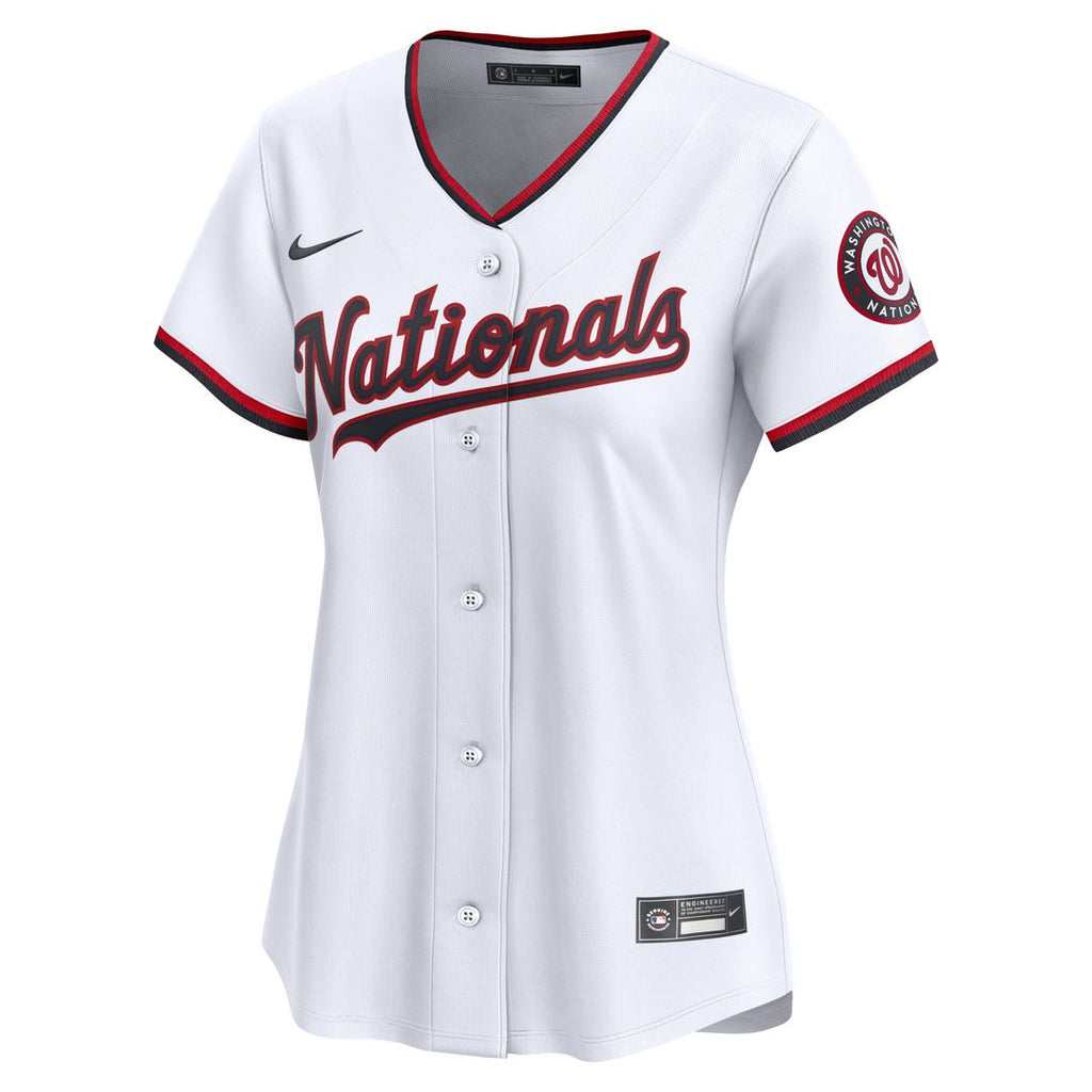 James Wood Washington Nationals Nike Women's Home Limited Player Jersey - White Official MLB Team Apparel Baseball Fan Gear
